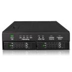 ICY DOCK MB902SPR-B R1 2.5 дюймовый SATA HDD/ SSD установка для RAID единица 5.25 дюймовый Bay размер RAID 1 &amp; JBOD режим соответствует 