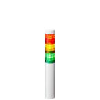 パトライト LR4-3M2WJNW-RYG LR4シグナル・タワー積層信号灯Φ40