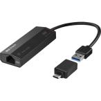 バッファロー LUA-U3-A2G/C 2.5GbE対応 USB LANアダプター Type-A to C変換コネクタ付属