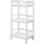  Wagon с роликами .3 уровень белый DWG03W Aska тумбочка на колесах боковой место хранения модный из дерева steel сборка тип полки compact 