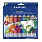 色鉛筆送料無料一部地域除くステッドラー ノリスクラブ 消せる色鉛筆24色セット144 50NC24