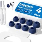 Inesore[4 комплект ] year деталь AirPods Pro 2/1 соответствует (XS/S/M/L размер каждый 1 пара ) переносной кейс для хранения &amp; чистка авторучка, шум снижение дыра . встроенный пыленепроницаемый skli