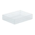  Like ito(like-it) кухня кейс для хранения желтохвост ks280 широкий M примерно ширина 21x внутри 28x высота 6.3cm прозрачный сделано в Японии 9026 в машине накладывающийся возможен мелкие вещи место хранения рефрижератор место хранения 