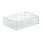  Like ito(like-it) место хранения box кухня кейс для хранения желтохвост ks210 средний M примерно ширина 14x внутри 21x высота 6.3cm прозрачный сделано в Японии 9002 в машине накладывающийся возможен мелкие вещи 