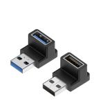 YFFSFDC USB 3.0 адаптер L type адаптер 2 шт. комплект USB прямой угол изменение USB Type A L знак type изменение адаптер маленький размер легкий модель A мужской женский 10Gbps высокая скорость данные . отправка 