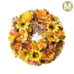 リース フラワーリース ナチュラルリース M イエローサンフラワー