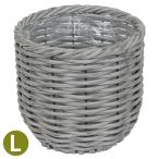  горшок покрытие цветочный горшок покрытие корзина корзина модный поддельный ротанг pot GrayL