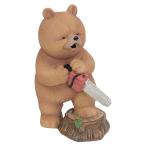  садоводство смешанные товары украшение .. san медведь resin dado Bear - цепная пила 