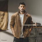 コーデュロイテーラードジャケットメンズ大きいサイズおしゃれワンポイントテー...