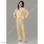 ルームウエア パジャマ レディース 大きいサイズ 長袖 長ズボン 春 夏 秋 上下セット 部屋着 寝間着 通気性 前開き 冷え性対策 柔らかい 暖かい 肌触りがいい