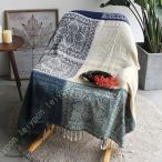 マルチカバー ヴィンテージ 風 大きい マルチカバー 長方形 多機能 おしゃれ 大判 ソファーカバー 春夏秋冬用 おしゃれ 1234人掛け 幾何学 フリンジ付き