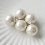 Yahoo! Yahoo!ショッピング(ヤフー ショッピング)ビーズ ハンドメイド材料 コットンパール 両穴ビーズ 12mm 5個