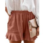  последний 1 пункт! оборка шорты женский шорты шорты шоу хлеб Short женский маленький размер S размер абрикос салон брюки 