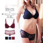 【選べるショーツサイズ】 ブラショーツセット ブラジャー ショーツセット 女性下着 上下セット レース