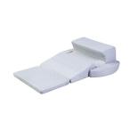 フランスベッド正規品 枕 ホワイト 89×115cm 「いびき対策快眠枕シリーズ スノーレスピロー」 独自のフォルムで快適な横向き寝 い