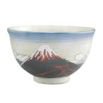 抹茶茶碗 富士山下白雨 花月