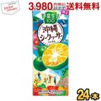 ショッピング野菜生活 カゴメ 野菜生活100 沖縄シークヮーサーミックス 195ml紙パック 24本入 季節限定 シークワーサーミックス 沖縄 野菜ジュース 沖縄シークワーサー シークワサー