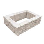 ショッピングレンガ 花壇 レイアウト おしゃれ　花壇キット　花壇 diy　花壇 レイアウト レンガ