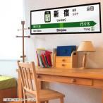 ウォールステッカー 壁ペタっ駅名標 山手線内回り JY4517 新宿