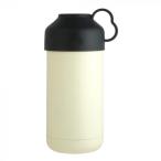 ペットボトルクーラー ホワイト ステンレス製 真空二重構造 飲み物保冷用