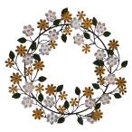 ショッピングデコ ウォールデコ アイアン 鉄製 壁掛け インテリア オブジェ 直径46cm 円形