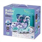 インラインスケート セット ブルー 