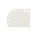 INAZUMA イナズマ 太糸用編み底 (約)21×8cm・穴φ6mm (0)オフ白 KBS-2108L