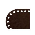 INAZUMA イナズマ 太糸用編み底 (約)21×8cm・穴φ6mm (870)焦茶 KBS-2108L