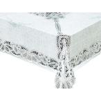 テーブルクロス レース　テーブルクロス ビニール 白　120cm×150cm