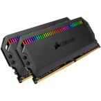 コルセア(メモリ) CMT16GX4M2C3200C16 DOMINATOR PLATINUM RGB 8GBx2 DDR4 3200 (PC4-25600) C16 1.35V - Black