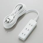 ELECOM T-ST02N-2450WH シャッタータップ/ 4個口/ 5m/ ホワイト
