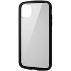 ELECOM PM-A19CTSLFCBK iPhone 11用TOUGH SLIM LITEケース/ フレームカラー/ ブラック