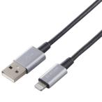 ELECOM MPA-UALPS10GY Lightning кабель /. высокая прочность / aluminium коннектор / 1.0m/ серый 