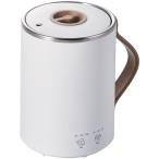 【在庫目安：僅少】 ELECOM HAC-EP01WH マグカップ型電気なべ/ COOKMUG/ 350mL/ 湯沸かし/ 煮込み/ ホワイト