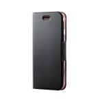 ELECOM PM-A22SPLFUBK iPhone SE 第3世代/ SE 第2世代/ 8/ 7用レザーケース/ 手帳型/ UltraSlim/ 薄型/ 磁…