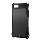 ELECOM PM-A22SZEROBK iPhone SE 第3世代/ SE 第2世代/ 8/ 7用ハイブリッドケース/ ZEROSHOCK/ ブラック