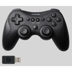 ELECOM JC-GP40SBK игра накладка / беспроводной * проводной / XInput/ DirectInput/ PS серия размещение / заряжающийся / 13 кнопка / черный 