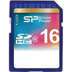 【在庫目安:お取り寄せ】 シリコンパワー SP016GBSDH010V10 SDHCメモリーカード 16GB (Class10) 永久保証