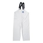 クラフテル フィッシャーマンレインウェアー 胸付ズボン(前開き型) L ホワイト