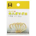 アマノ釣具 インターフック ジャイアンとキハダマグロ 14号 金