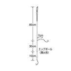 ささめ針 さすらいの投げ奉行 Ｋ−２１３ 針８号−ハリス１．５号−幹糸３号