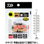 ダイワ クリスティア 快適ワカサギ仕掛け マルチキツネ型 誘惑ロング ケイムラ留 7本針 針1.5号-ハリス0.25号