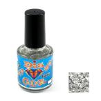  восток . промышленность dia цвет 10ml серебряный ламе 