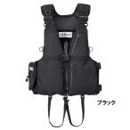 双進 7563 RBB ロックショアシューティングベスト フリー ブラック