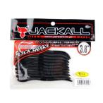ジャッカル ワーム フリックシェイク ３．８インチ 有頂天 ソリッドブラック【ゆうパケット】