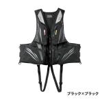 がまかつ ライフジャケット アルテマシールドプロ フローティングベスト L ブラック×ブラック GM6005