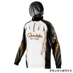  Gamakatsu одежда 2WAY принт Zip рубашка f-tiL черный × белый GM3816