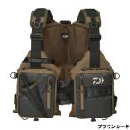  Daiwa спасательный жилет DF-6425 свет float игра лучший свободный Brown хаки 