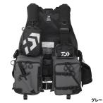  Daiwa спасательный жилет DF-6224 float игра лучший свободный серый 