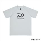 ダイワ ウェア DE-3925 Feel Alive. ドライTシャツ L ライトグレー
